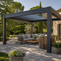 Pergola motorisée en aluminium Jiake avec toit à lames et supports robustes pour jardin, patio, CE SGS OEM Vente en gros