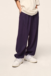 <strong>Men's</strong> Sport Waffle <strong>Joggers</strong> Streetwear Vintage Wide <strong>Leg</strong> Pants Casual Baggy Trousers <strong>Men's</strong> Sweatpants Custom logo - Product Image 4