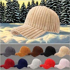 Customised Warm 6-Panel Corduroy Baseball <b>Cap</b> Heat-Transfer Printed Unisex 100% Cotton Metal Buckle Autumn <b>Winter</b> Adjustable - Product Image 2