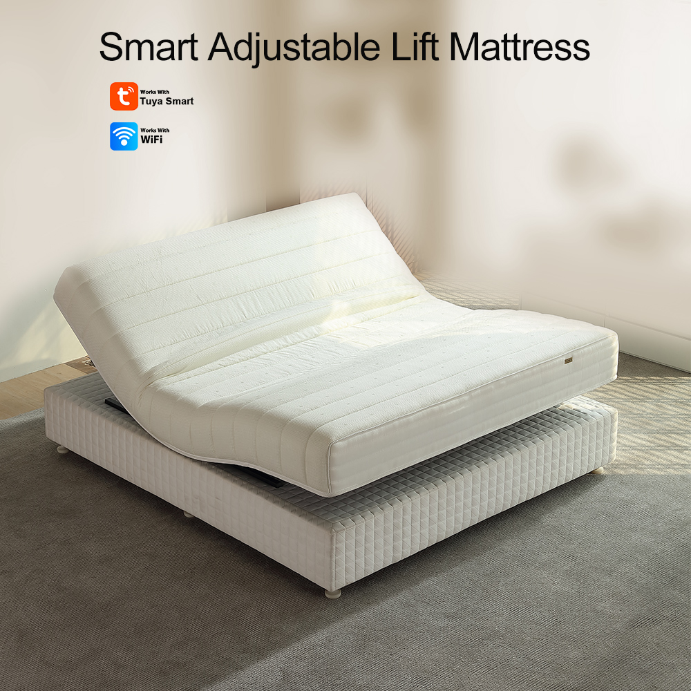 Matelas à élévation réglable intelligent (blanc)