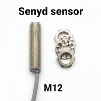 Capteur de Proximité Inductif 24VDC Encastré 3 Fils PNP M5 M8 M12 M18 M30 Interrupteur de Détection Métallique avec Câble pour Automatisation Machine CNC