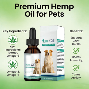 OEM Improves Sleep Pain Relief omega 3 6 9 Premium Organic Hemp Oil Pet Food Pet Hemp Oil for <strong>Dogs</strong> and Cats Anxiety - Product Image 3