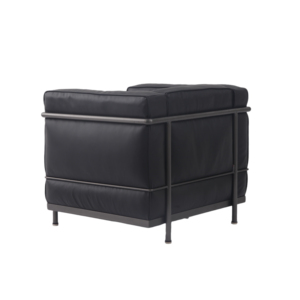 Chaise design moderne série LC Fauteuil en métal noir une <span class=keywords><strong>place</strong></span> pour canapés de salon pour décoration d'appartement et d'hôtel - Product Image 3