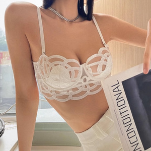 Factory Direct Sales Sexy Lingerie Thin Rabbit Ear Lace <b>Bra</b> <b>Transparent</b> <b>Bra</b> for Women - Product Image 6