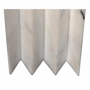Lampe de table avec base en marbre, 11x11x25 pouces, source lumineuse LED, base d'ampoule E26, commande par interrupteur, pour salon, chambre à coucher, bureau - Product Image 2