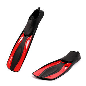 Palmes de plongée professionnelles à longue lame de baleine avec matériau TPR + PP plongée en apnée palmes de pied complet nageoires natation BSCI - Product Image 2