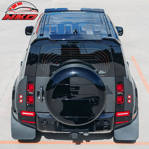 Alerón de Techo Estilo V en Negro Brillante para Land Rover Defender 90 110 130 L663 2020-2026 - Product Image 2