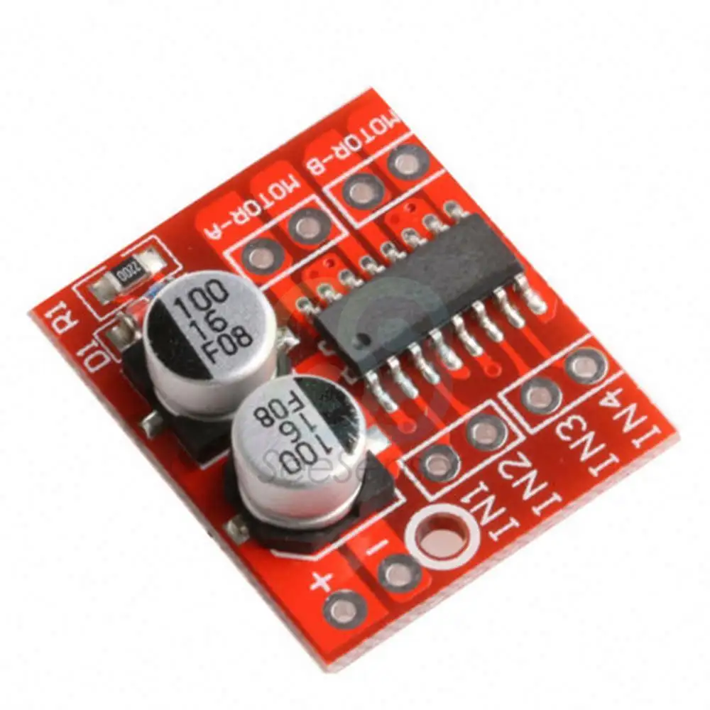 New 1.5A 2-Way MX1508 Dual Channel DC Motor Driver Module PWM Speed Dual H-Bridge Stepper L298N