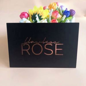 Carte de remerciement noire mate avec logo imprimé personnalisé et estampage or de luxe, lot de 100, idéale pour ma petite entreprise - Product Image 1