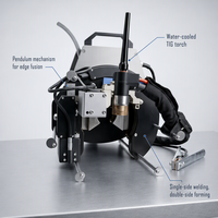 Machine de soudage orbital TIG automatique pour tuyaux, soudeuse tube à tube pour la construction navale, les pipelines pétroliers, gaziers et GNL