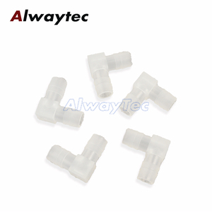 Accesorios de codo de púas de PP de plástico en forma de L de 90 grados, lengüeta reductora para manguera, accesorios de tubería iguales, lengüeta suave para manguera de 2 vías - Product Image 4