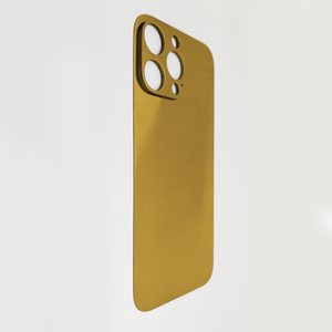 Dos en titane ultra-mince pour <span class=keywords><strong>iPhone</strong></span> 16 ProMax Accessoires de téléphone portable de luxe plaqués or <span class=keywords><strong>avec</strong></span> <span class=keywords><strong>un</strong></span> design de barre unique - Product Image 4