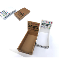 Solution d'emballage de détail tout-en-un : Plateau en carton à ouverture supérieure, boîte de présentation personnalisée avec illustration sur l'en-tête