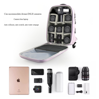 Sac à dos pour appareil photo et drone, coque rigide EVA, léger, portable, résistant aux chocs, imperméable, pour voyages en plein air, sac à dos pour appareil photo reflex numérique, ordinateur portable