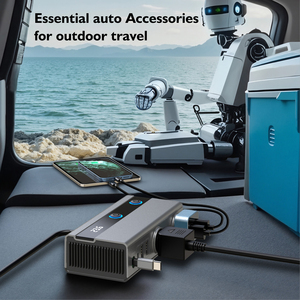GC11S ที่ชาร์จแบตในรถ ตัวแยกไฟบุหรี่แบบ USB-C สายชาร์จเร็วแบบ PD สายเคเบิลแบบยืดหดได้ <span class=keywords><strong>9</strong></span> พอร์ต พร้อมระบบตรวจสอบแรงดันไฟฟ้า 12-24V - Product Image 3