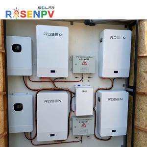 Batería Rosen de Pared de Litio LiFePO4 de 5kW 10kW 48V para Energía Solar, 50Ah 100Ah 200Ah 400Ah, Paquete de Baterías de <span class=keywords><strong>48</strong></span> Voltios - Product Image 3