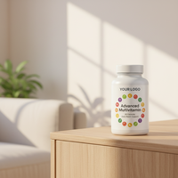 Capsules de multivitamines naturelles avancées pour adultes, soutien quotidien de la santé, complément alimentaire, 60 capsules, étiquette privée OEM