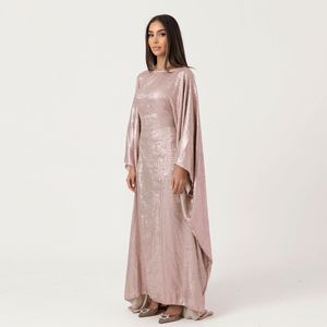 Ipek Kaftan elbise Thobe mütevazı balo pembe Glisten Abaya Enfant Khamis arap islam giyim - Product Image 1
