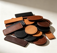 Écussons en similicuir PU de haute qualité, étiquettes personnalisées en TPU pour vêtements, chapeaux, jeans, avec logo de marque en relief, Shenzhen