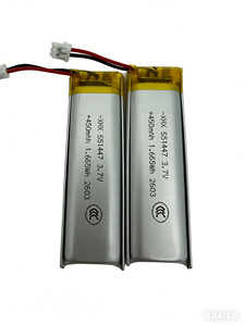 <span class=keywords><strong>แบ</strong></span><span class=keywords><strong>ต</strong></span>เตอรี่ลิเธียมโพลิเมอร์ 651447 3.7V 450mAh โรงงานขายดี <span class=keywords><strong>แบ</strong></span><span class=keywords><strong>ต</strong></span>เตอรี่ LiPo <span class=keywords><strong>แบ</strong></span>บชาร์จได้ - Product Image 3