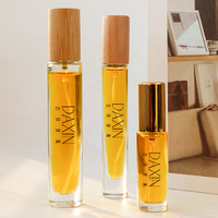 Fond épais Vintage 10ml Mini rond carré clair bouteilles de parfum rechargeables 10ml échantillon de qualité verre parfum décants 10ml
