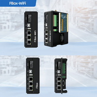 Gateway Industrial IoT Edge 4G LTE WiFi Ethernet Router FBOX para Monitoreo Remoto de PLC y Descarga de Programas
