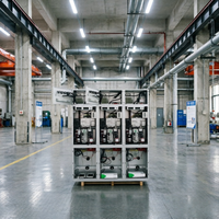 Prix usine – Appareillage de commutation métallique isolé solide 12 kV SIS, entièrement scellé, pour distribution d'énergie industrielle urbaine en intérieur, modulaire
