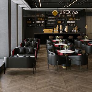 Sillón de Cuero Genuino Minimalista Italiano con Estructura de Acero Inoxidable Multifuncional para Sala de Estar, Cafetería, Recepción - Juego de Luces - Product Image 1