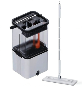 Set <span class=keywords><strong>Mop</strong></span> e Secchio Ecologico, Durevole e Riutilizzabile, per Pulizia Quotidiana di Pavimenti Domestici, Utilizzo Asciutto e Umido - Product Image 1