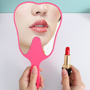 Zonyin biểu tượng tùy chỉnh cầm tay mỹ phẩm răng-hình gương New lớn Nhựa nha khoa Pocket gương cá nhân xử lý khuyến mại - Product Image 2