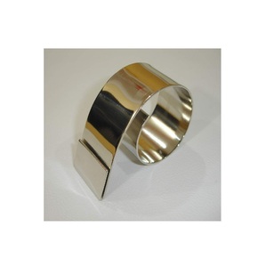 Porte-serviettes de table de luxe en cristal et en jute, moderne, élégant, pour les mariages, centre de table, fête de mariage, en laiton - Product Image 3