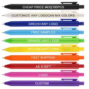 Bolígrafo Promocional en Oferta con Logotipo, Bolígrafos de Punta Redonda de Goma Coloridos para Material Escolar y de Oficina, Estudiantes - Product Image 3