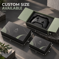 Kotak Hadiah Kontroler Game Dua Pintu OEM, Permukaan Matte, Sarung Kartu Kaku untuk Gamepad Gaming