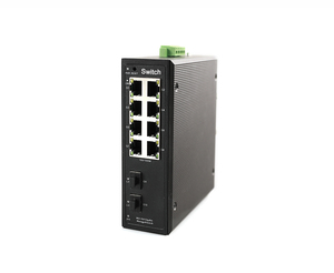 Switch Ethernet industriel 8 ports ONV, très vendu, Gigabit, géré par WEB, avec ports SFP Uplink - Product Image 2