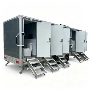 Toilettes portables pour camping-car, caravane, salle de bain préfabriquée, WC extérieur, douche extérieure avec toilettes, salle de bain extérieure pour remorque - Product Image 2