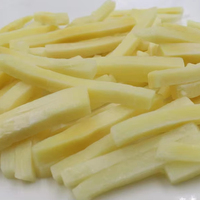 Tiras de Bambú Cocido Enlatadas, Sabor Salado, 12 Meses de Duración, Lata de 12 kg