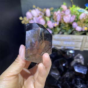 All'ingrosso naturale cristallo curativo Fengshui pietra grande fumoso grande chiaro quarzo fumoso forma libera per ornamento - Product Image 2