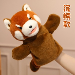 Linda Marioneta de Mano de Tiburón y Peluche de Capibara de Dibujos Animados con Boca Abrible - Product Image 2