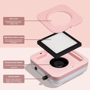 Aspirateur à poussière pour ongles réglable 80W, silencieux, en ABS, pour le retrait du vernis gel, utilisation en salon - Product Image 3