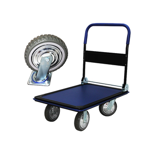 Chariots industriels à plate-forme de chariot robuste et chariot à main portant 350KG - Product Image 1