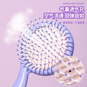 Peigne à cheveux LMLTOP avec coussin massant 13 cm, outil de coiffage portable pour usage général SY765 - Product Image 4
