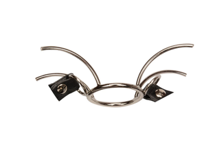Bon prix Bdsm Slave Nose Hook Oral Fixation Fetish Open Mouth Bite Gag With Nose Clip Sex Toys of Leather Head Bondage Harness - Product Image 3