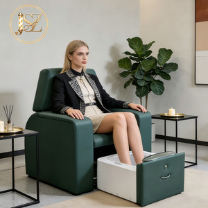 Fauteuil de pédicure moderne réglable, fauteuil de massage professionnel <span class=keywords><strong>pour</strong></span> <span class=keywords><strong>les</strong></span> pieds, fauteuil de soin des pieds en cuir, mobilier de salon de beauté - Product Image 2