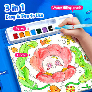 Joycat Aquarell-Malbuch Kunst-Zeichenbuch DIY Wasserfarben-Set Andere Lernspielzeuge Bildungsspielzeug für Kinder - Product Image 2