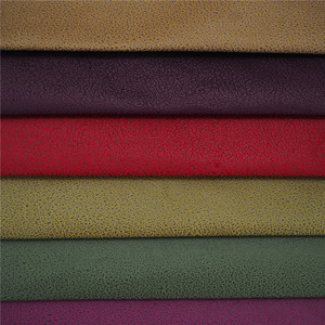 ¡Muestra gratis! Poliéster pegamento en relieve de cuero de imitación de terciopelo, textiles para el hogar, sofá de tela - Product Image 2