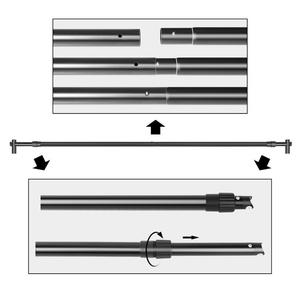 Support de bannière réglable pour toile de fond peinte à la main, kit de fond robuste pour écran vert et mariages - Product Image 5