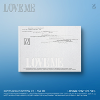 SHOWNU X HYUNGWON (MONSTAX) [LOVE ME] (LOSING CONTROL VER.) Album officiel pour fans de la musique Kpop coréenne, tous âges, modèle L100006151