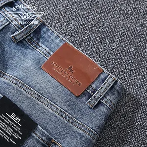 Jean droit Offre Spéciale 100% coton pour homme, extensible dans les 4 sens, meilleure marque, jeans indiens pour homme