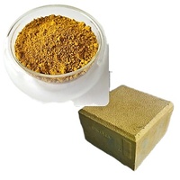 Fabrication de papier de sol de revêtement de brique de couleur jaune d'oxyde de fer 313 matériau de teinture en poudre de pigment inorganique