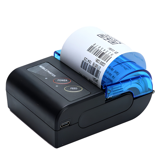 Hot Selling 2-Inch Portable Thermal Receipt Printer 58mm Handheld for Retail Stores Restaurants Factories and Logistics